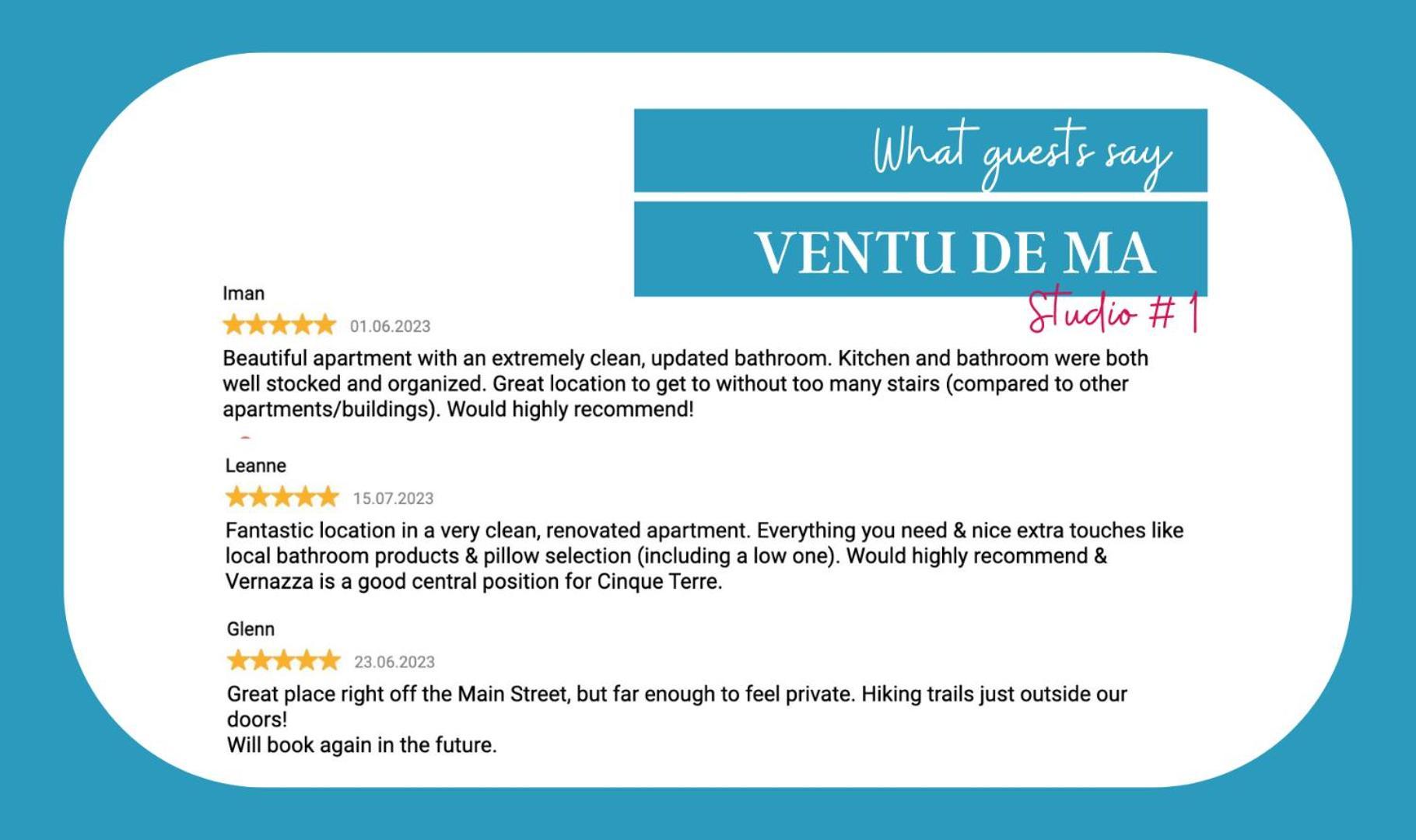 Ventu De Ma Apartment Vernazza Ngoại thất bức ảnh